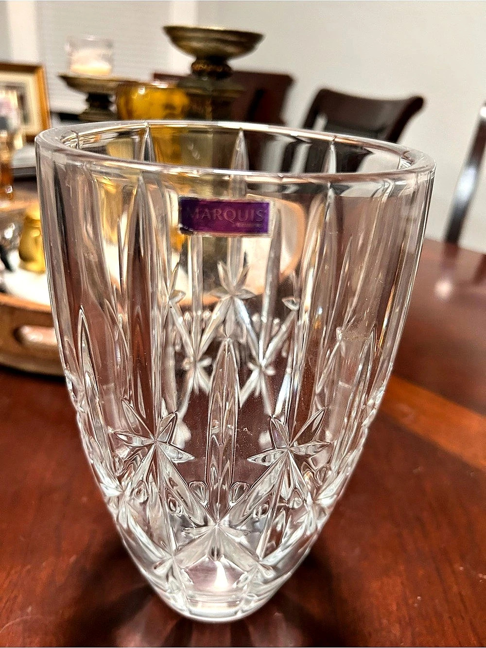 Waterford Marquis Sparkle Vase Cut Crystal Vase/ new tags